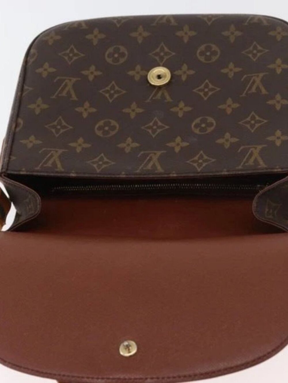 LOUIS VUITTON Monogram Saint Cloud GM Shoulder Bag M51242 LV Auth 176282 - Picture 13 of 16
